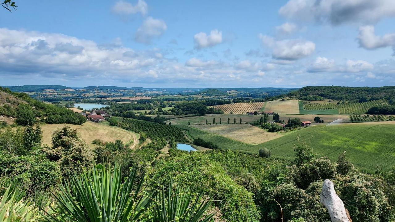 ホテル Manoir Le Moulinal47 - Vue Panoramique Courbiac エクステリア 写真