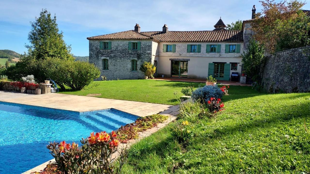 ホテル Manoir Le Moulinal47 - Vue Panoramique Courbiac エクステリア 写真