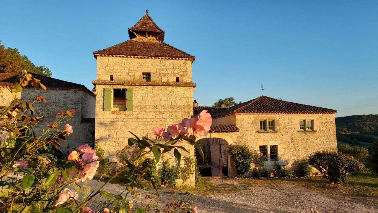 ホテル Manoir Le Moulinal47 - Vue Panoramique Courbiac エクステリア 写真