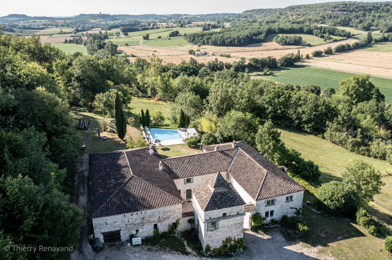 ホテル Manoir Le Moulinal47 - Vue Panoramique Courbiac エクステリア 写真