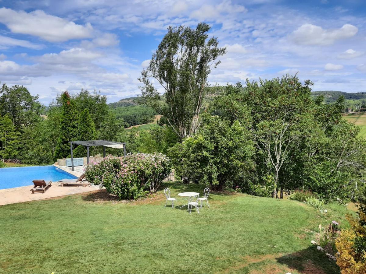 ホテル Manoir Le Moulinal47 - Vue Panoramique Courbiac エクステリア 写真