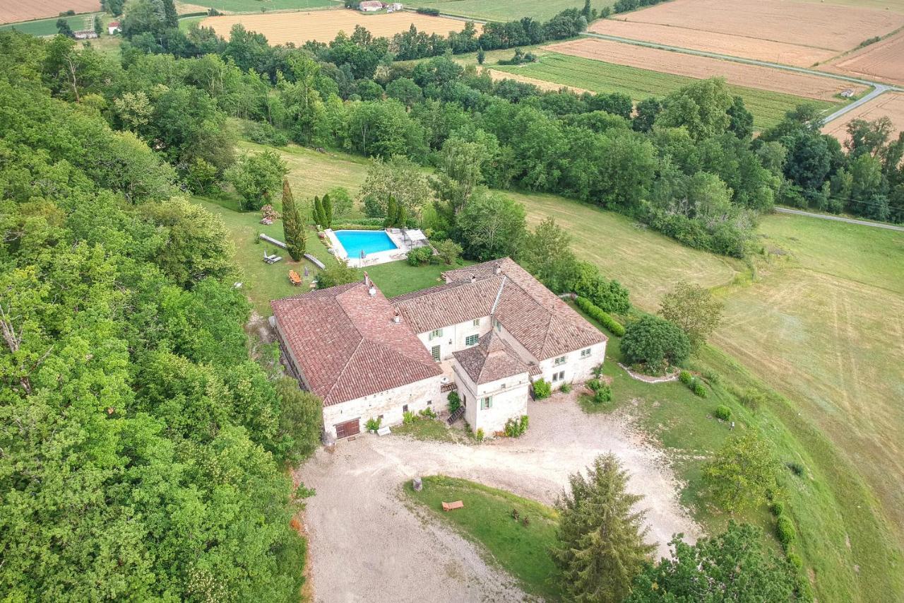 ホテル Manoir Le Moulinal47 - Vue Panoramique Courbiac エクステリア 写真