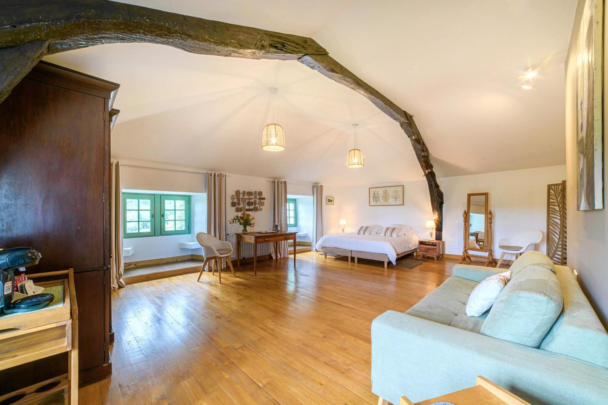 ホテル Manoir Le Moulinal47 - Vue Panoramique Courbiac エクステリア 写真