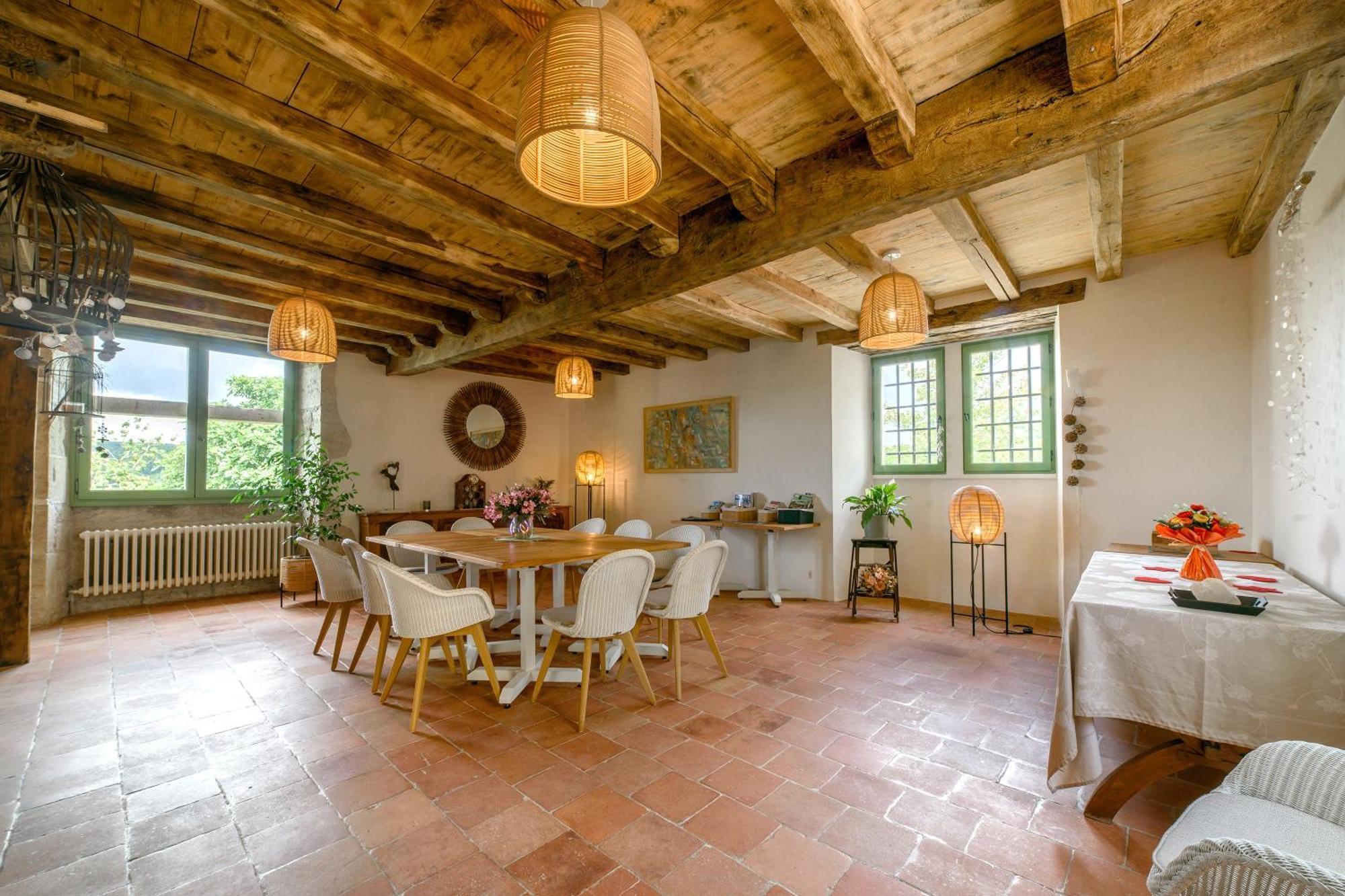 ホテル Manoir Le Moulinal47 - Vue Panoramique Courbiac エクステリア 写真