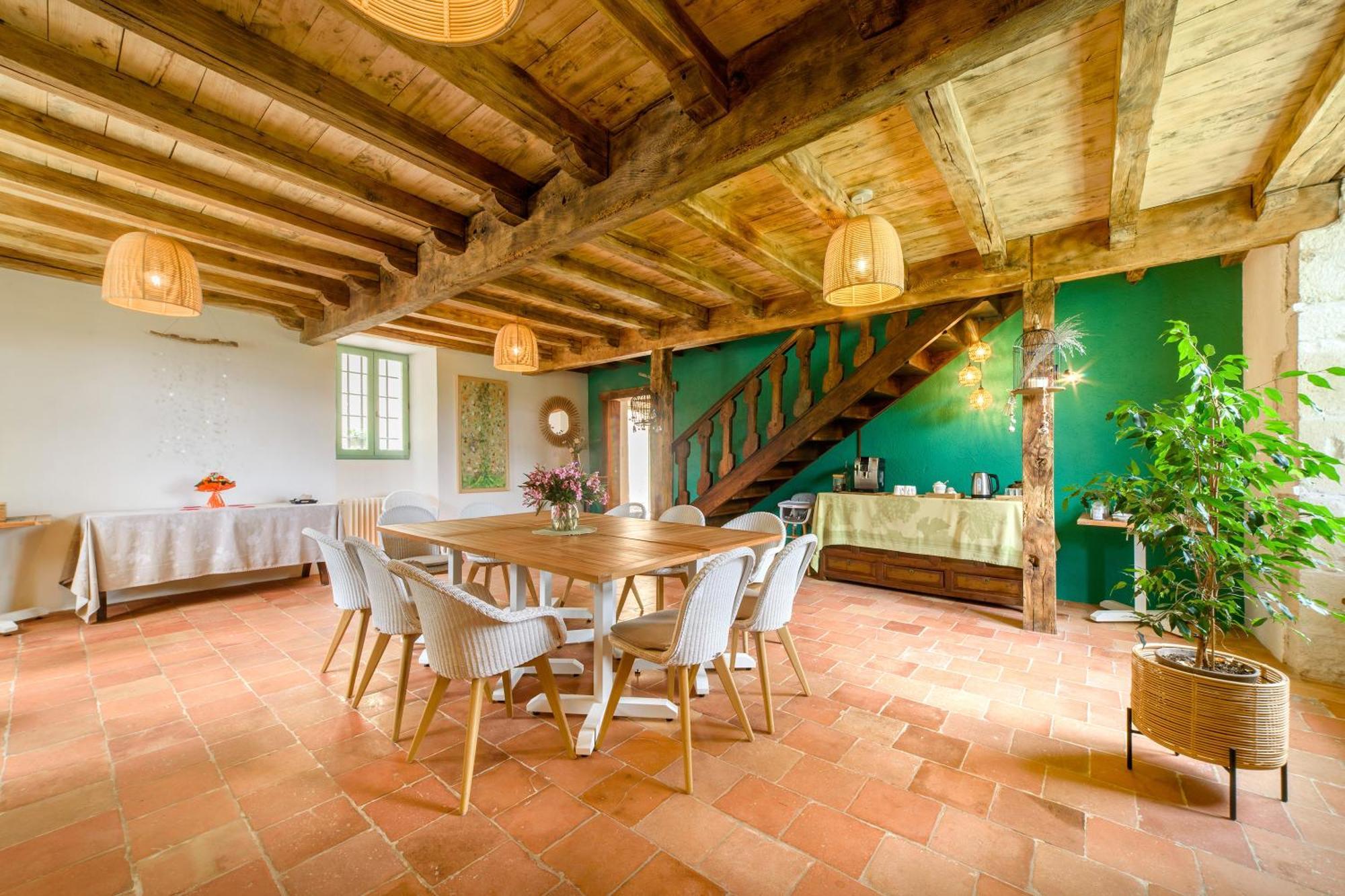 ホテル Manoir Le Moulinal47 - Vue Panoramique Courbiac エクステリア 写真