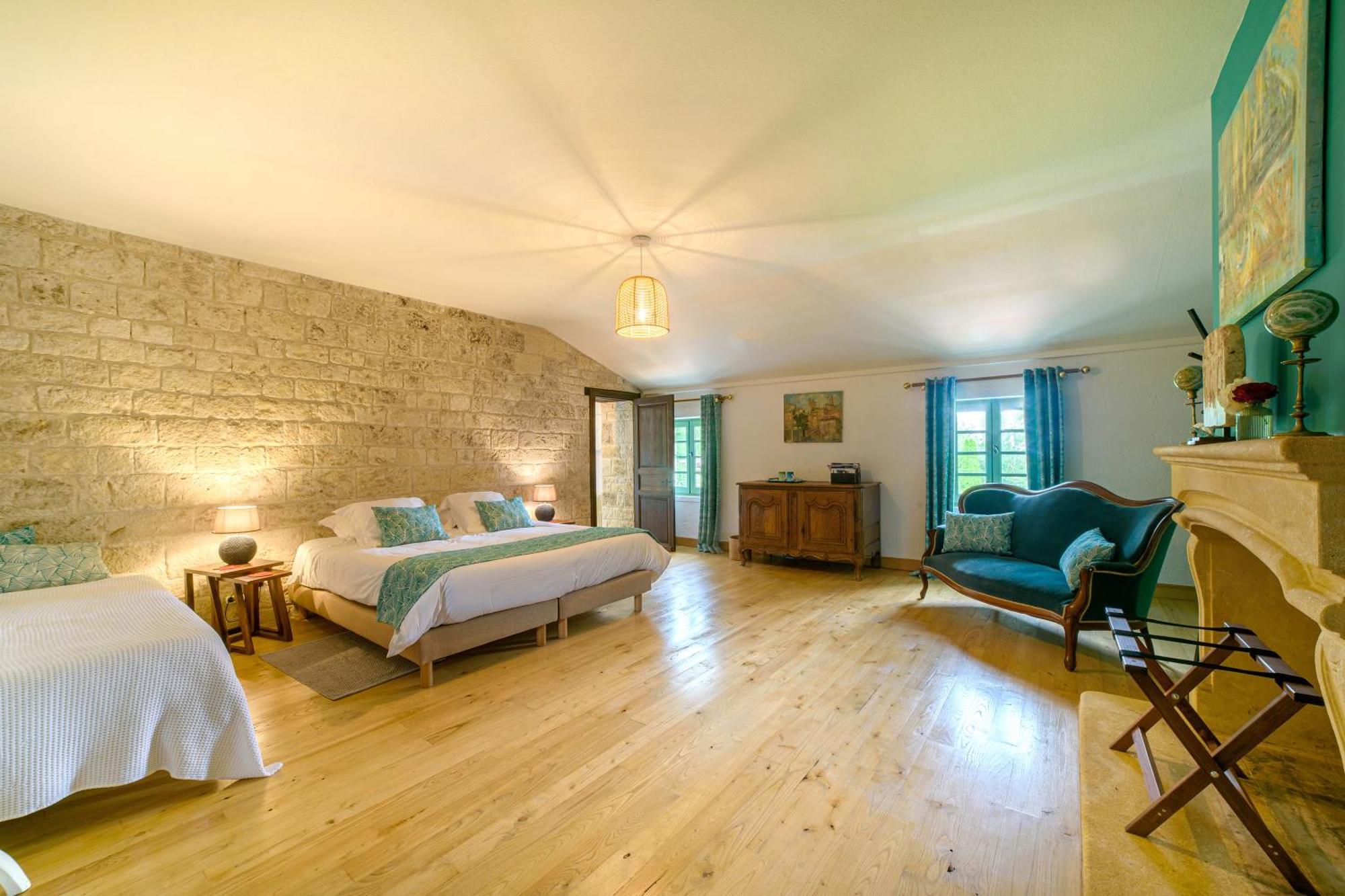 ホテル Manoir Le Moulinal47 - Vue Panoramique Courbiac エクステリア 写真
